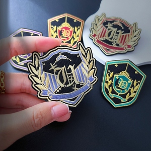 jk制服勋章刺绣标徽章胸针游戏周边cosplay服饰定制配饰辅料胸针