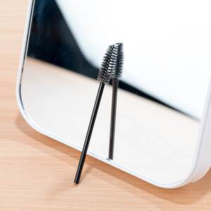 100支睫毛刷细睫毛刷子软毛螺旋一次性睫毛梳卷眉刷嫁接睫毛盒装