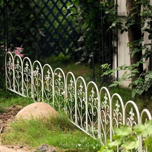 庭院花园铁艺围栏栅栏小篱笆小户型迷你爬藤架子花支架攀爬花插