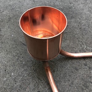 定做圆形铜柴火h土灶台配用件紫烧汤节罐水箱肠能烧水壶铜余热水