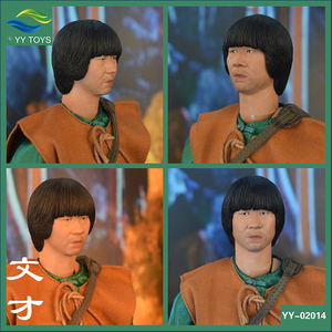 22/新品y人h toys 1/6可动长y偶模型中国僵尸道兵僵尸先生文才手