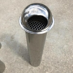 厨房抽烟机排气管罩天燃气热水器排烟管防雨罩防风罩风帽烟罩带孔