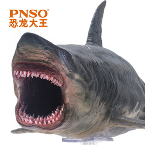 pnso恐龙大王成长陪伴模型10巨齿鲨巴顿仿真海洋摆件官方正品