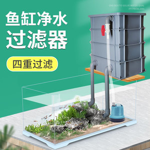 鱼缸过滤器制氧一体机免换水客厅静音全自动外置增氧加热小型加氧