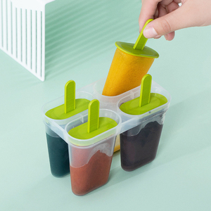 茶花自制冰棍模具冰淇淋家用盒子儿童饮料冰块绿豆冰棒雪糕冰棍子