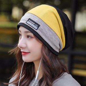 晚上睡觉戴不压头发的帽子神器头套外出月子帽薄冬天女加绒套头帽