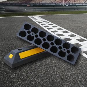 车位挡车器橡胶汽车车轮定位器停车位限位地挡停车桩止退器阻车器