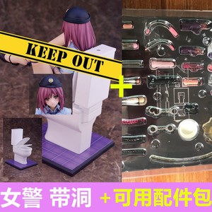 日本动漫二次元玩偶女警小日向兰美女手办模型机箱人偶摆件配件包