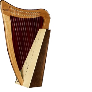 台湾kristall15弦竖琴普z及爱尔兰凯尔特竖琴专业乐器,小杏仁同款