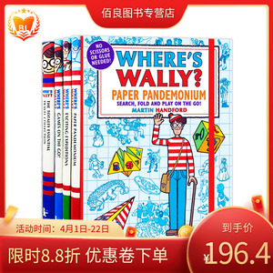 沃利在哪里 进口英文原版图书 观察启蒙儿童趣味游戏图书 亲子互动