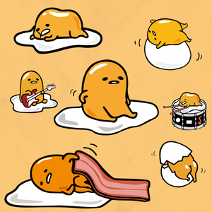 行李箱贴纸蛋黄哥