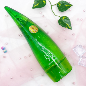 韩国holika惑丽客99%天然芦荟胶芦荟舒缓啫喱保湿补水面膜牛角男