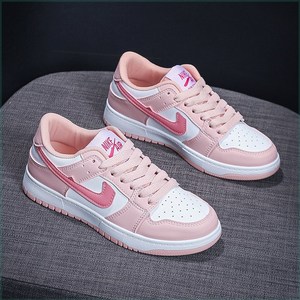 aj女鞋低帮小白鞋女板鞋樱花粉耐克飞织正品dunk sb运动鞋ins潮
