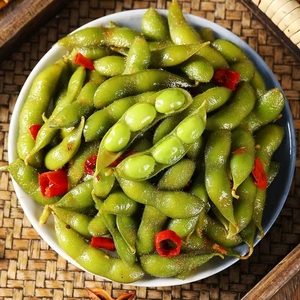 香辣毛豆念福香400g开袋即食商用餐饮酒吧ktv夜市经典下酒菜冷冻