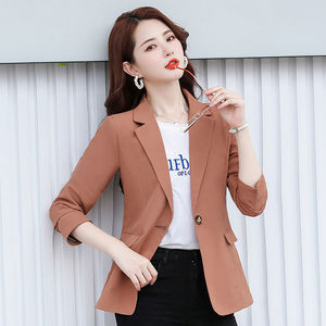 2022春秋新款流行长袖小西装女薄款外套休闲女神范西服褂子上衣女