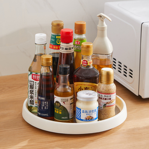 米立风物可旋转调料置物架盒厨房油盐酱醋架子台面调味品收纳神器