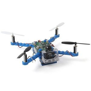 兼容乐高积木拼装四轴飞行器电动飞机迷你无人机男玩具遥控直升机