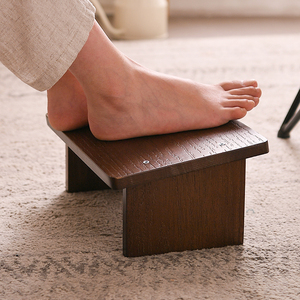 脚踏凳办公室踩脚凳实木放脚凳防翘二郎腿神器踏脚板茶几搭脚凳子