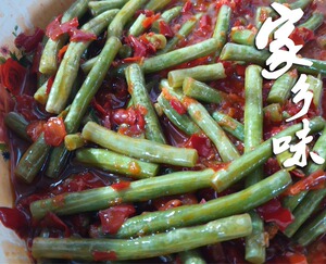 湖北特产农家自制监利酱菜酱豇豆角咸菜下饭菜瓶装