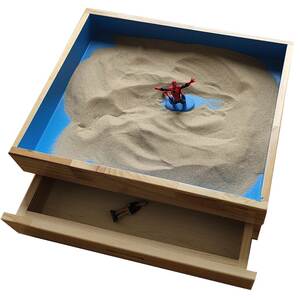 心理咨询室沙具套装儿童玩具摆件家庭小沙盘游戏桌带抽屉箱庭疗法