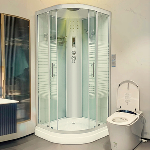 整体淋浴房浴室家用扇形玻璃简易隔断洗澡一体式封闭式洗浴沐