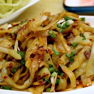 恩施土特产来凤手工现烙绿豆皮湿豆皮绿豆粉传统特色小吃干绿豆皮