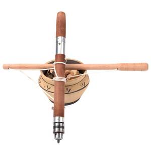 木工手摇钻老式手拉钻传统手钻木匠工具大全古代打孔神器怀旧鲁班