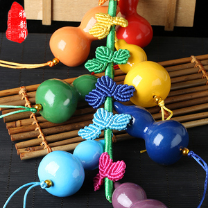 22/新品天f然七彩娃芦儿童孩子玩具礼物环保彩绘小葫芦葫挂件创意