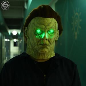 迈尔斯面具cos月光光心慌慌恐怖角色扮演全脸头套鬼电影节6人付款56