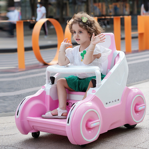 萨玛特儿童车电动瓦力车四轮摇摇车宝宝婴儿车可坐人遥控玩具汽车