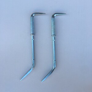 雷铭建学铝模工具钩子西弄网纹柄小撬棍45度方尖90度圆尖铝模钩子