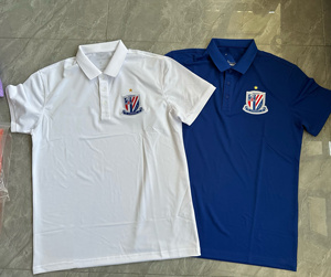 新款上海申花队polo衫球衣文化衫球迷翻领短袖男女半袖t恤衫衣服_阿里