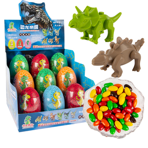创意裂纹蛋恐龙蛋惊奇蛋玩具儿童奇趣糖果巧克力豆可爱小孩礼物