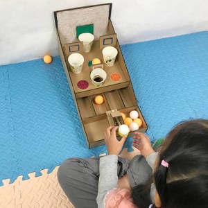 投篮幼儿园自制玩教具区纸板手工制作教玩具半成品diy材料包