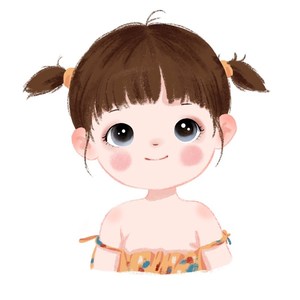 q版手绘头像儿童宝宝头像手绘定制婴儿漫画情侣头像设计宝宝画像