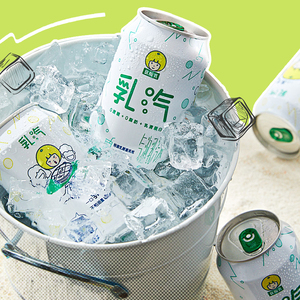 优酸乳乳汽水0糖0脂饮料时代少年团推荐 320ml风味汽水官方旗舰店