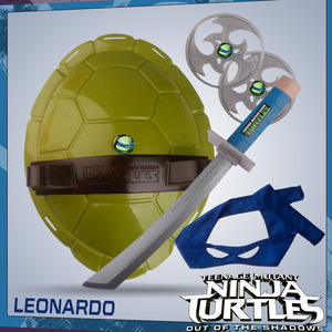 热卖儿童玩具礼物cosplay爆款忍者神龟动漫龟壳装扮套装武器