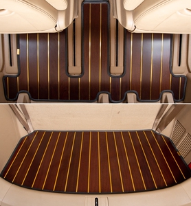 2023款传祺m8木地板广汽传奇gm8七座专用商务车汽车实木脚垫改装