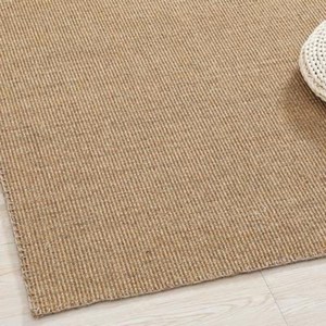 麻绳地毯剑麻地毯客厅卧室茶几地垫北欧手工缝边榻榻米门垫耐磨黄