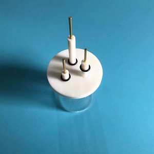 密封h 型电化学工作站三电极圆点流通反应电解池槽体系装置实验室