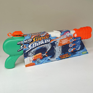 正版孩之宝NERF热火水龙抽拉式高压大容量水枪儿童沙滩戏水玩具