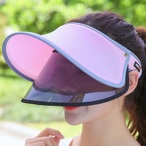 新款范阳冰帽子帽季户外z男女情侣防晒遮冰夏空顶帽