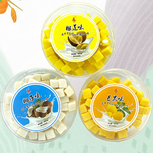 誉海芒果榴莲椰子味软糕糖365g厦门特产水果糕