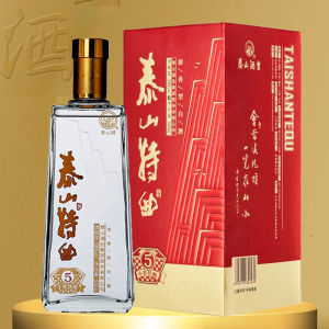 山东泰山特曲 5年小窖佳酿浓香型38度纯粮酿造500ml礼盒装