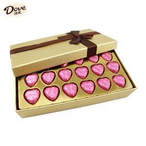【田叔专享】德芙心语巧克力18粒金色礼盒装