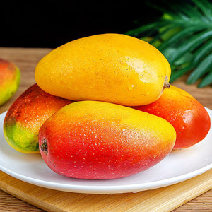 海南贵妃芒10斤香甜新鲜当季树上熟甜心芒果热带水果整箱包邮大果