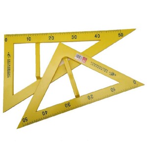 量角器大c号寸童数学算术教具儿尺木制大型模型初中多功能尺角.