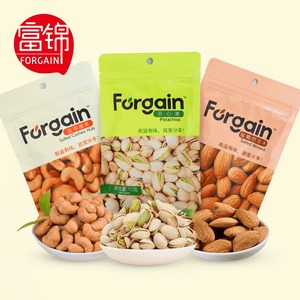 富锦坚果 腰果80g 开心果70g 巴旦木90