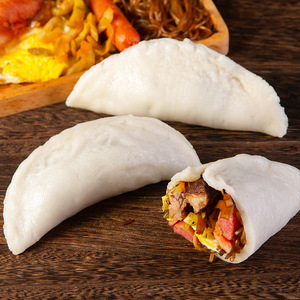 浙江嵊州特产小吃美食年糕饺 台州嵌糕夹糕包麻糍早餐半成品速食