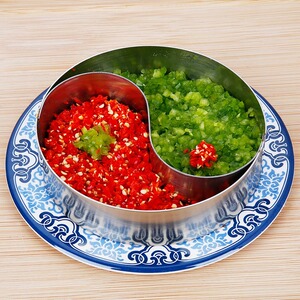 太极八卦菜品造型模具饭团不锈钢厨师创意蛋糕烘焙diy工具酒店